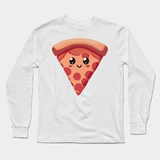 Cute Pizza Long Sleeve T-Shirt